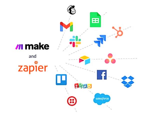 Zapier and Make Integrations plus Custom Plugins