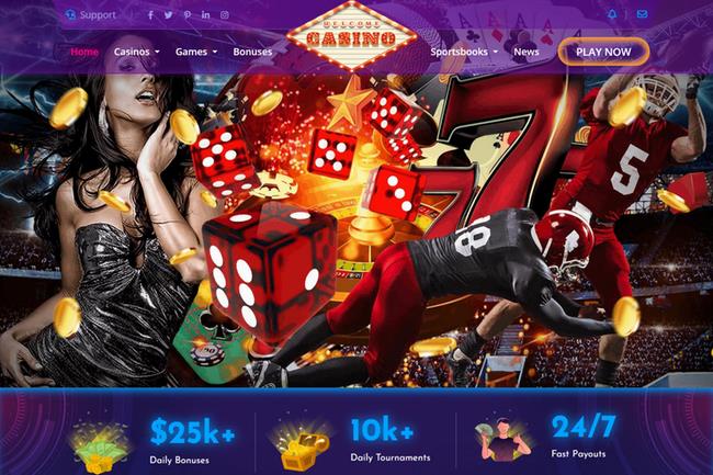 Online Casino and Sportsbook 2 Website Design