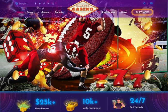 Online Casino and Sportsbook 5 Website Design