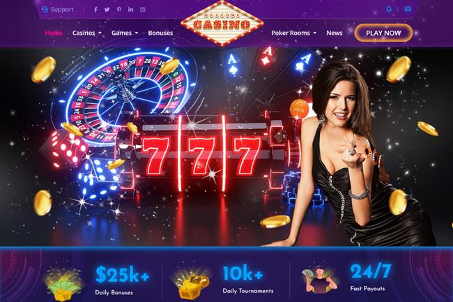 Casino Elements 3 Casino Website Design - Dealer