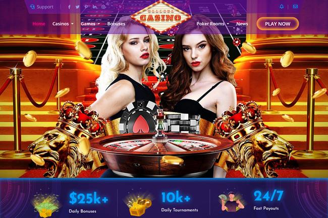 European Royalty 1 Casino Website Design - Casino Dealers