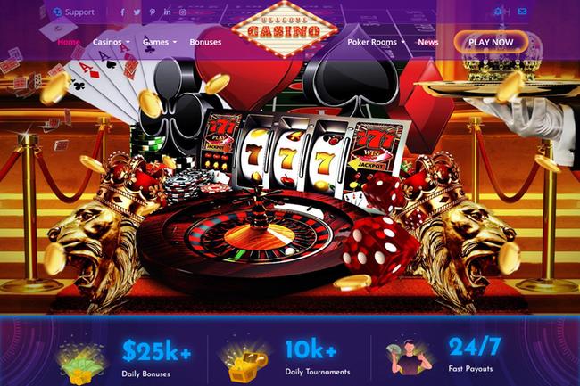 European Royalty 1 Casino Website Design - Casino Elements