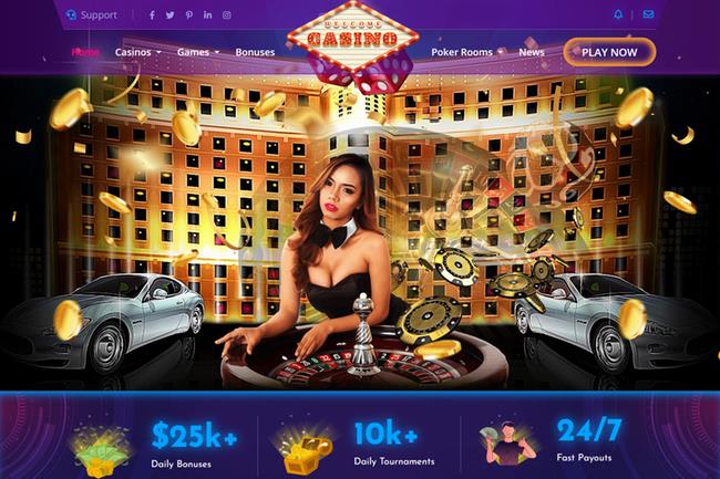Las Vegas 4 Casino Website Design - Casino Dealer