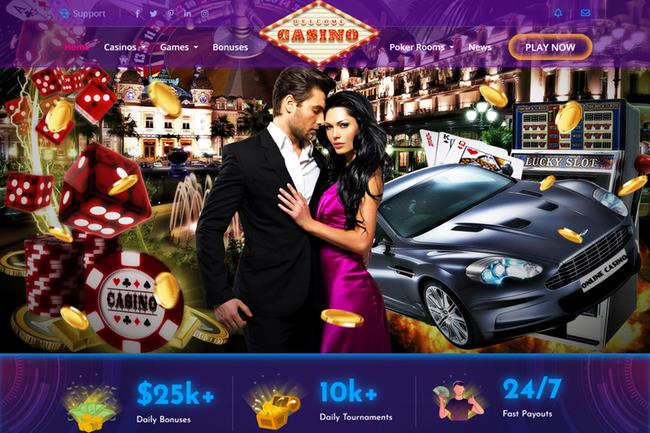 Monte Carlo 4 Casino Website Design - Players and Elements