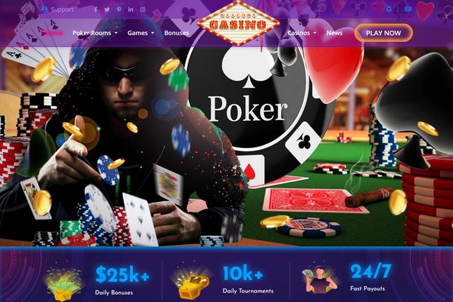 Live Multiplayer Poker 1 Website Design