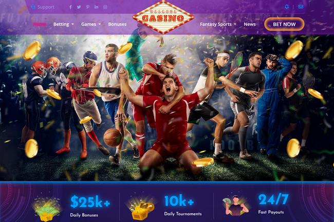 Online Sportsbook 1 Website Design