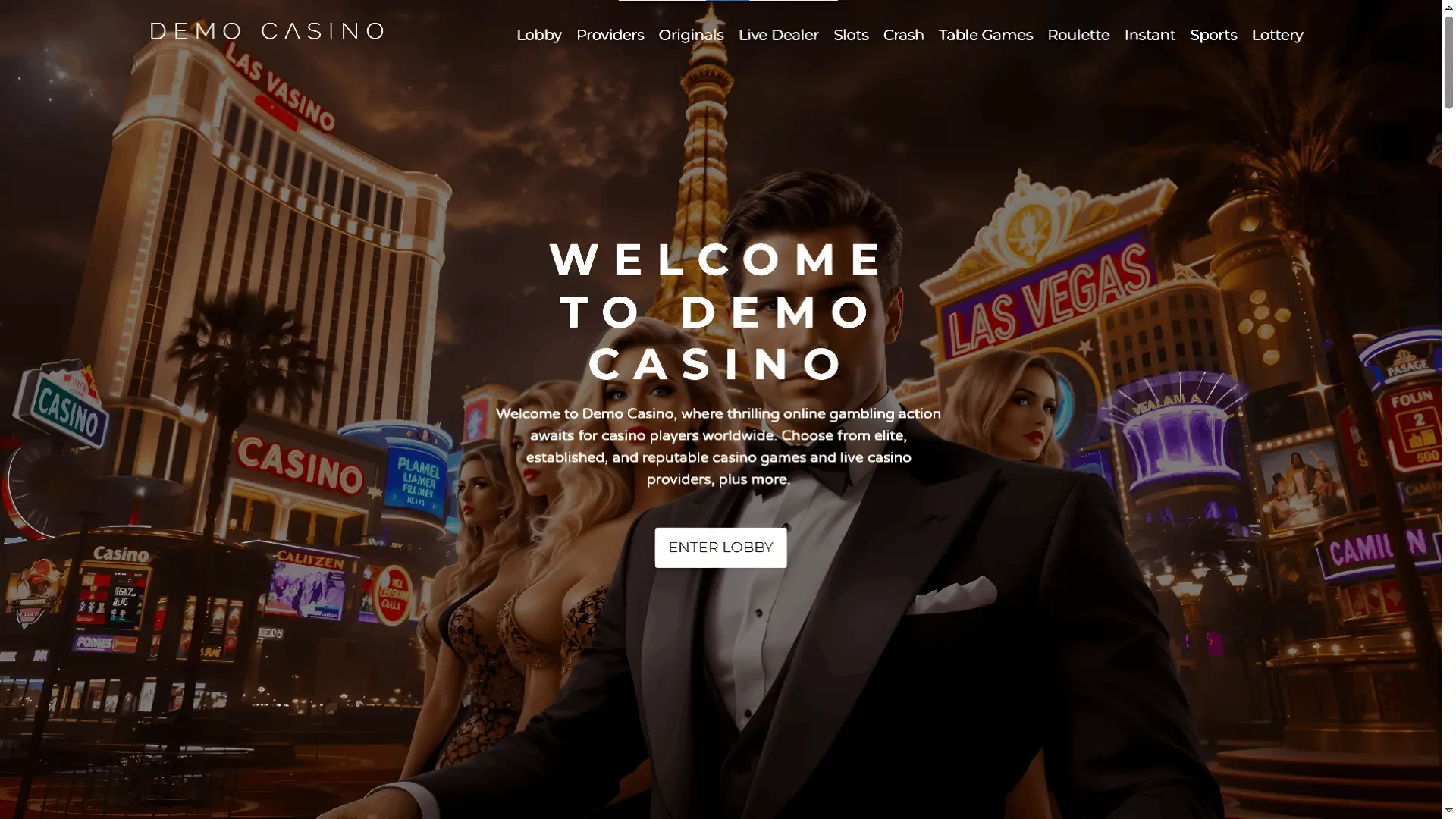 1Stake Casino Platform Website Demo